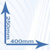 300m Luftpolstermatten Rolle, 400x250mm - 20µm HDPE - AF400