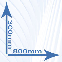 200m XXL Luftpolsternoppen Rolle, 800x300mm - 15µm...