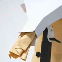 Packpapierspender, Papier-Polstersystem, manuell, hochwertige Ausführung für Füllpapier