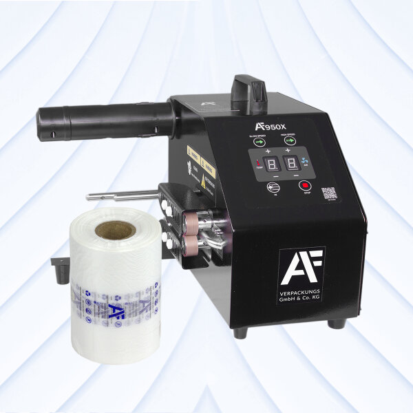 AF980 Starter Set 4: Luftpolstermaschine + XS Luftpolsterkissen-Rolle 200×50mm