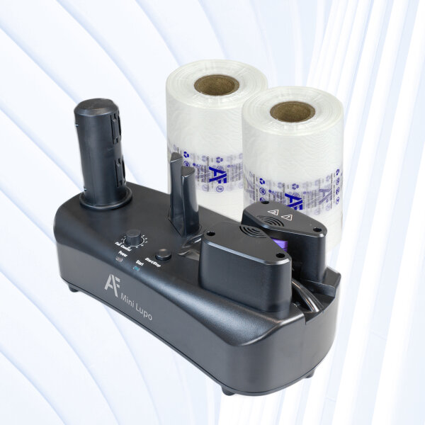 Mini Lupo 300 Starter Set 2: Luftpolstermaschine + Kissen-Rolle 200×100mm + XS Kissen-Rolle 200×50mm