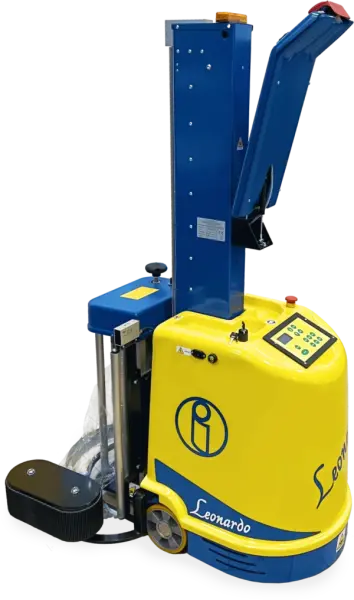 LEONARDO Stretchroboter – Mobiler Palettenwickler mit Teleskopsäule